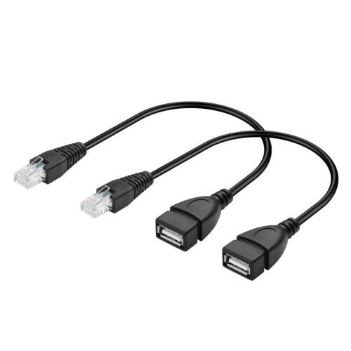 USB To RJ45 Converter Cable With Plugs And Play Functionality USB to RJ45 Ethernet Cable For Networking Printer Webcams 1