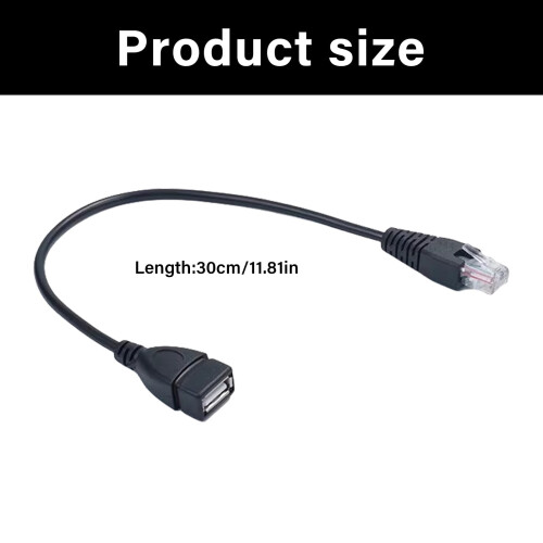 USB To RJ45 Converter Cable With Plugs And Play Functionality USB to RJ45 Ethernet Cable For Networking Printer Webcams 2