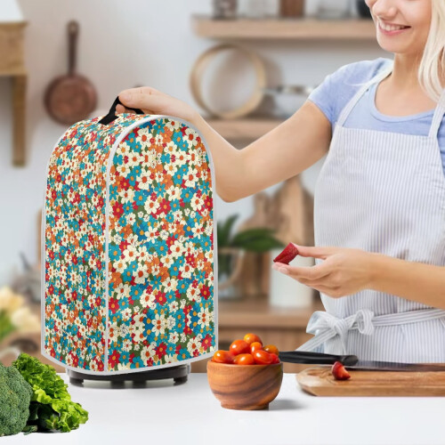 Mixer Blender Cover for Polyester Elastic with Fitted 2