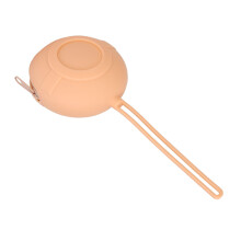 Silicone-Kopfhörer-Organizer mit Reißverschluss, Orange, kleine tragbare Aufbewahrung