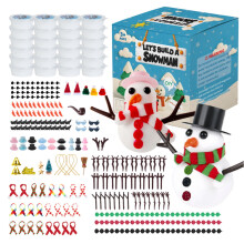 Snowman Building Kit with Air-Dry Clay – Christmas & Birthday Gift for Kids, Teens, Boys & Girls – Compatible with Xmas Stocking Stuffers