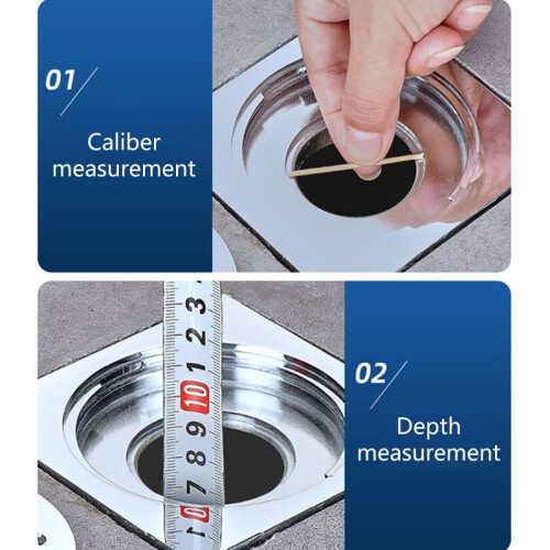 Stainless Steel Floor Drain Filter Mesh Kitchen Bathroom Sewer Anti-blocking 2