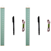 2Sets Hoogtemeter Wanddecor Kleurrijk &