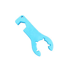 Heavy-Duty PVC Camping Wrench Keychain – Multi-Functional Opener & Tightener, Compatible with Outdoor Use