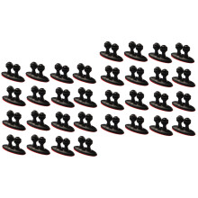 64St Autokabel Clips Organizer Plastic Zwart Voor Thuis