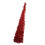 Bedroom Christmas Tree Red PET Plastic 1 Set 47.2in 7