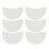 Eyeshadow Shield 100pcs Half Moon Shape Cosmetic Eyeshadow Residue Protectors 15