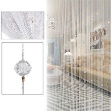 Beaded String Curtain for Doorways, Windows & Room Dividers – Decorative Tassel Panel, Fly Screen, Backdrop (1 Pc, 39.37"x78.74")