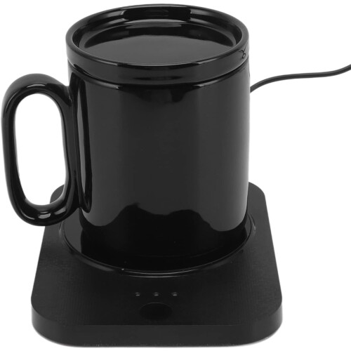Smart Mug Warmer USB Powered Heating Coaster 3 Gears Temperature Control with Memory Function for All Flat Bottom Cups 1