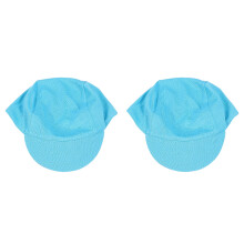 2St Unisex Blauwe Ademende Met Zonneklep En Goede Pasvorm