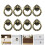 8Pcs Dresser Knobs Kitchen Cabinet Knobs Olive Green Easy Installation Home Furniture 1