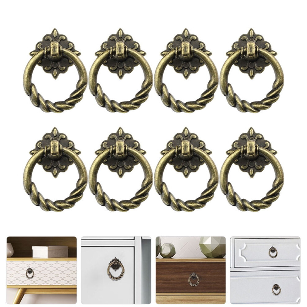 8Pcs Dresser Knobs Kitchen Cabinet Knobs Olive Green Easy Installation Home Furniture 9132278045870