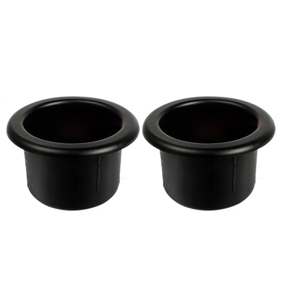 2Pieces Cup Holder Insert Table Cup Holder Couch Cup Holder Insert Car Drinks Holder Insert For Sofa Couch Black 9132278046853