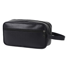 Men's Travel Toiletry Organizers Spacious Waterproof PU Cosmetic Case Travel Accessory Pouches For Gym Business Trips