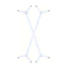 2 Pack Heavy-Duty Bed Sheet Clamps, Adjustable Tensioners Secure Sheets on All Mattress Types No-Slip Design