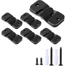 6PCS Flush Mount Bracket Hardware Headboard Wall Mount Hangers Photo Frame Hook Heavy Duty Z Clip Bracket