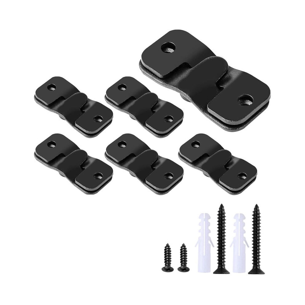 6Pcs Flush Mount Bracket Hardware Headboard Wall Mount Hangers Photo Frame Hook Heavy Duty Z Clip Bracket 9132278047492