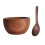 Salad Serving Bowl Wood 2Pcs For Home Use 1