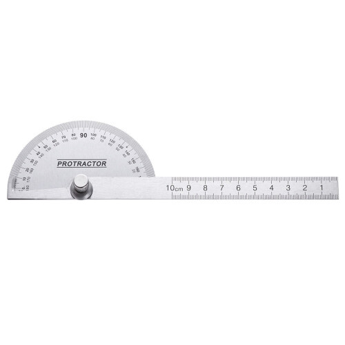 Stainless Steel Protractor 180 Degree Angle Ruler