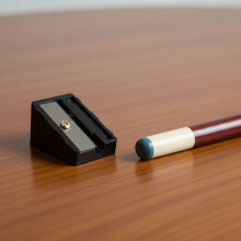 (Black) Billiard Cue Tip Repair Tool - Pencil Sharpener Style