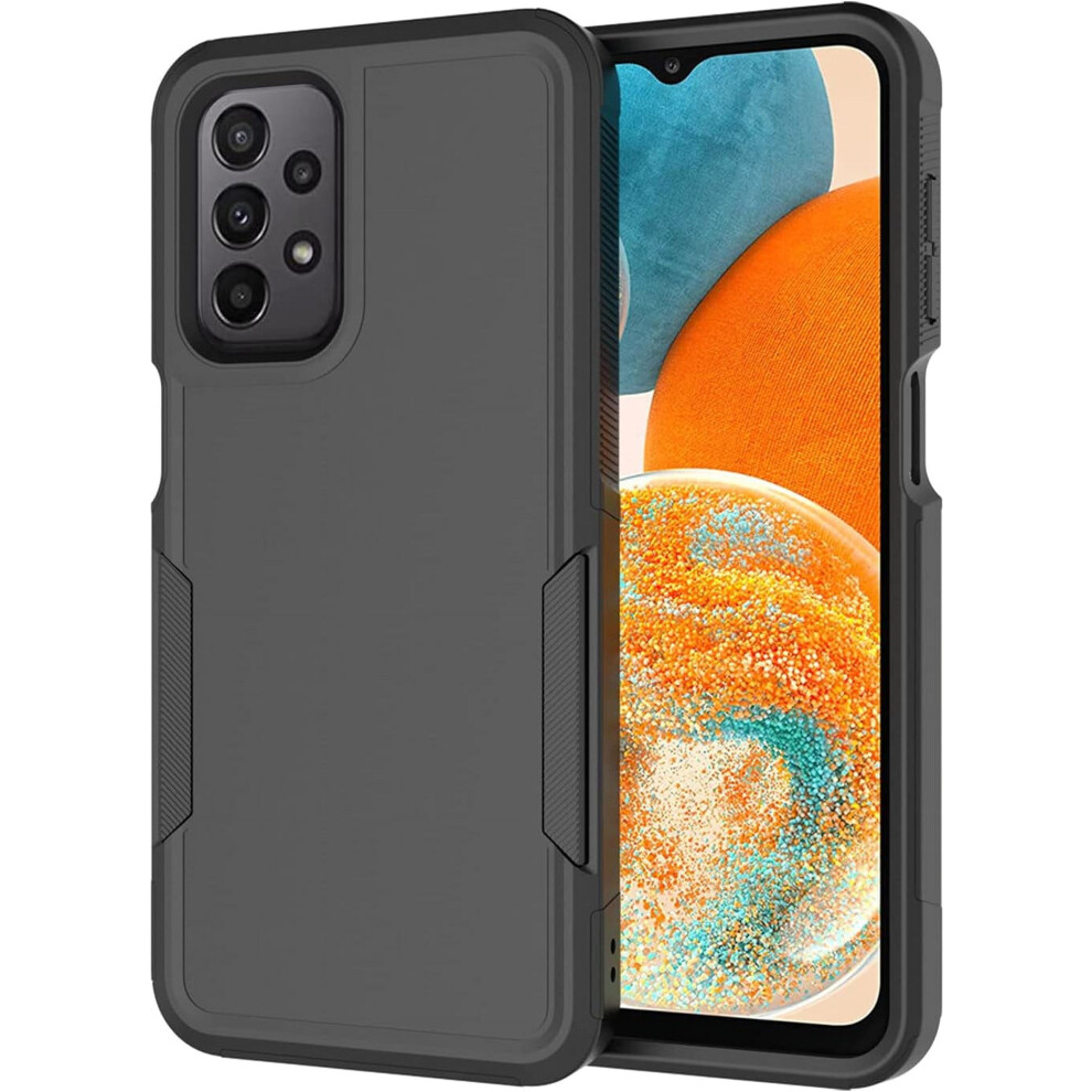 Heavy-Duty Slim Shockproof Case For Samsung Galaxy A23 5G & A23 4G (6.6", 2022) Â Black 9023022581815