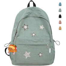 Leuke rugzakken met kawaii-accessoires, waterdicht, meerdere vakken, stijlvolle damesrugzakken voor dagelijks gebruik (bruin)
