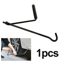 Spare Tire Lug Wrench Jack Lug Car Trunk Handle Lift Iron Tool Us Fast Ship