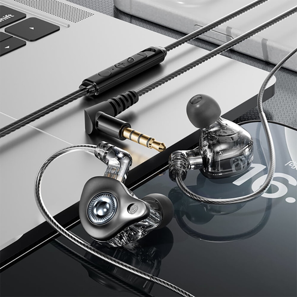 S25 In-Ear Monitor Earphones Â 10Mm Dual-Magnet Drivers, Hifi Sound, Noise-Isolating, Removable Cable & Mic Â Compatible With Android/Ios 9159796016212