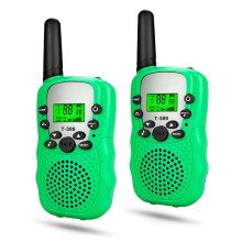 Kids Walkie Talkies 2-Pack, 22 Channels, Backlit LCD & Flashlight, Long Range, Compatible with Ages 3-12