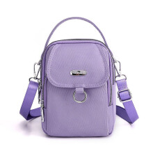 Lässige Umhängetasche mit mehreren Fächern, Handytasche, wasserdichte Messenger Bag aus Oxford-Gewebe, Schultertasche für Damen