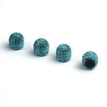 4PCS Universal Jeweled Bling Rhinestone Tire Wheel Valves Cap Cover Car Utility