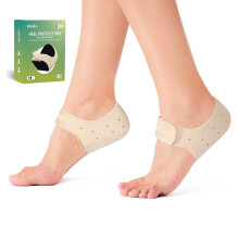 Heel Protectors Cups for Plantar Fasciitis & Achilles Tendonitis – Compatible with Women (W 4.5–9) and Men (M 5–8)