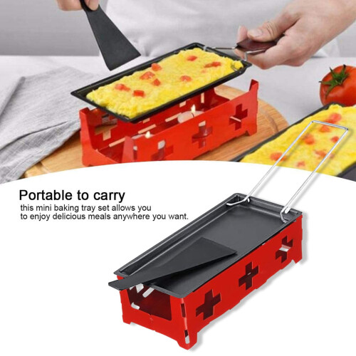 Cheese Melter Baking Tray Non-Stick Portable 1 Piece 2
