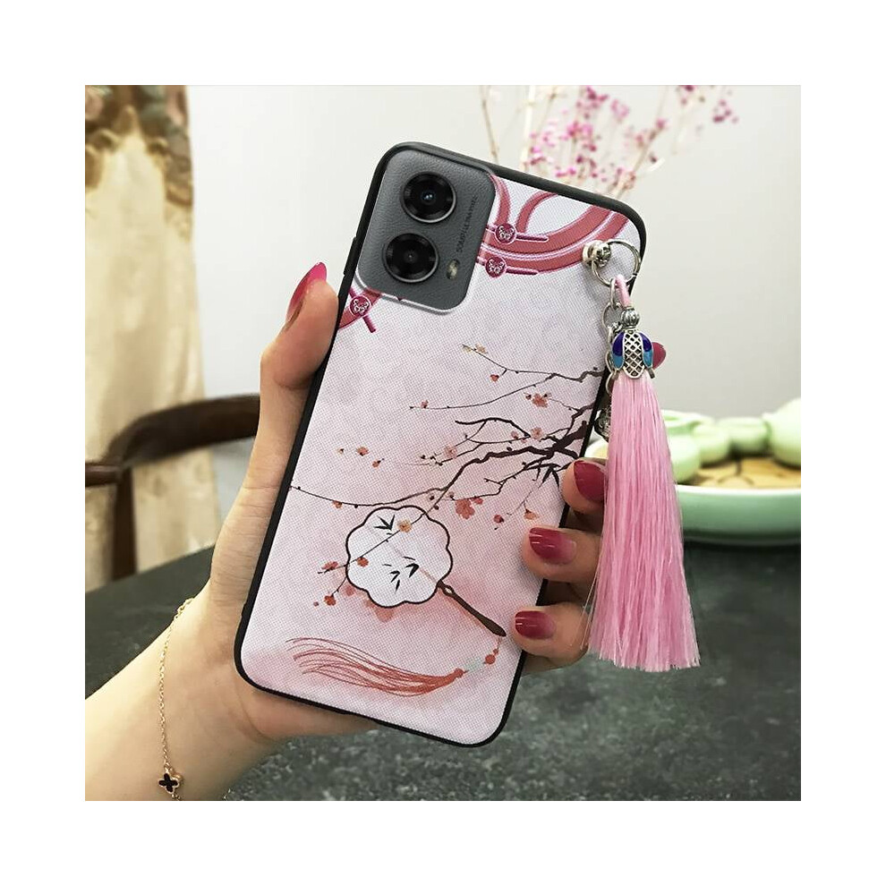 Moto G 5G 2024 Phone Case – Shockproof, Dirt-Resistant, Waterproof Silicone Tpu Cover With Chinese Style Tassel & Bell, Compatible With Moto G 5G 9159796014195