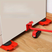 5-Piece Furniture Lifter Kit, 3.9"x3.07", 360 Rotatable Slides, Compatible with Sofa & Living Room Furniture