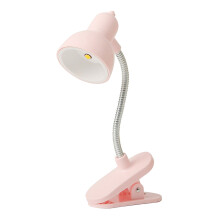 Mini Clip On Warm Light Desk Lamp For Study And Reading, Ideal Dorm Room Bedside Nightlight With Adjustable Design For Comfort