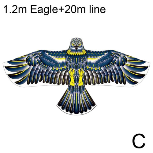 Flat Eagle Kite Big Fly Bird Kite For Children includes 20m kite line 1