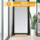 Standing Full Length Mirror Stand Wood Height Adjustment 1Set 8