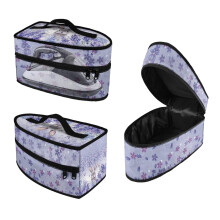 Portable Steamer Travel Organizer Zipper Lightweight Travel Iron Organizer Protective Butterfly Rabbit(Bag Only)