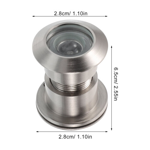 Front Door Peephole Viewer Zinc Alloy 1 Piece 1