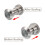 Front Door Peephole Viewer Zinc Alloy 1 Piece 3