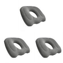 XYKA Donut Seat Cushion for Car/Truck/Chair/Wheelchair – Coccyx, Hemorrhoid, Sciatica Relief, Adjustable Air Volume, 17.32"x14.96"x3.54",