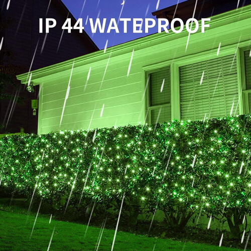 Christmas Net Lights Green 360 LED 12FTx5FT Waterproof 1