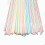 Plastic Drinking Straws 9.5 Inches Long Multi-Colored Striped Bedable Disposable Straws 4