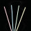 Plastic Drinking Straws 9.5 Inches Long Multi-Colored Striped Bedable Disposable Straws 5