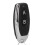 4PCS 433MHz Wireless Remote Control Switch Keychain 12V Black 6