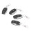 4PCS 433MHz Wireless Remote Control Switch Keychain 12V Black 12