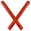 Musical Sticks Pair 86x0.79x0.79 in 6