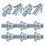 Connector Screw Group for Car with High Strength Galvanization Silver 10pcs 4