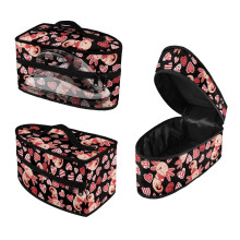 Iron Storage Case Lightweight Travel Bag Salamander Heart Pattern with Handle Travel Iron Storage Holder Bag, Case Only